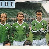 Panini Fussball Euro 1988 Teilbild Mannschaft Ireland Nr 180