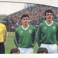 Panini Fussball Euro 1988 Teilbild Mannschaft Ireland Nr 181