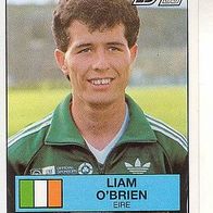 Panini Fussball Euro 1988 Liam O´Brien Irland Nr 197
