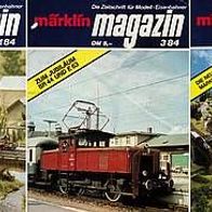 Märklin Magazin Ausgabe 1/84, 3/84, 4/84