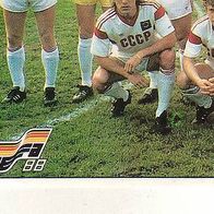 Panini Fussball Euro 1988 Teilbild Mannschaft SSSR Nr 236