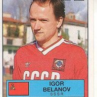 Panini Fussball Euro 1988 Igor Belanov SSSR Nr 258