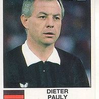 Panini Fussball Euro 1988 Schiedrichter Dieter Pauly BRD Nr 263