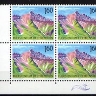 Liechtenstein postfrisch Michel Nr. 1038 - Viererblock