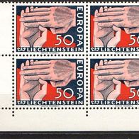 Liechtenstein postfrisch Michel Nr. 418 - Viererblock