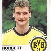 Panini Fussball 1990 Norbert Dickel Borussia Dortmund Nr 51
