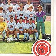 Panini Fussball 1990 Teilbild Fortuna Düsseldorf Nr 74