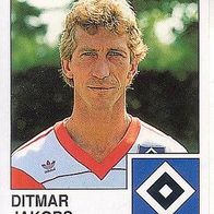 Panini Fussball 1990 Ditmar Jakobs Hamburger SV Nr 98