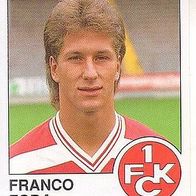 Panini Fussball 1990 Franco Foda 1. FC Kaiserslautern Nr 138
