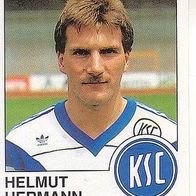 Panini Fussball 1990 Helmut Hermann Karlsruher SC Nr 159