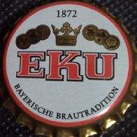 EKU Brauerei Bier Kronkorken Bayern neu 2018 neues Design, Kronenkorken in unbenutzt