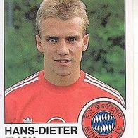 Panini Fussball 1990 Hans Dieter Flick FC Bayern München Nr 242