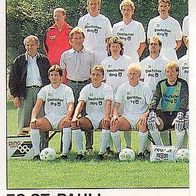 Panini Fussball 1990 Teilbild FC St. Pauli Nr 289