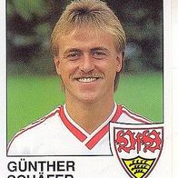 Panini Fussball 1990 Günther Schäfer VfB Stuttgart Nr 293