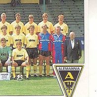 Panini Fussball 1990 Teilbild Alemannia Aachen Nr 384