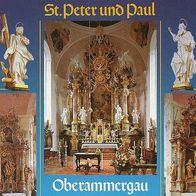 alte AK Oberammergau Obb., Pfarrkirche St. Peter und Paul