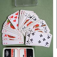 Sammler Spielkarten 32 Blatt Reklame "Hartmann Wohnmöbel" in Box Idè Karten