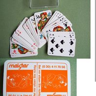 Sammler Spielkarten 32 Blatt Reklame "Meister" in Box Altenburger Karten + 31x