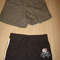 2 tolle Hotpants / Shorts Staccato / here&there Gr. 116/122/128 (0313)