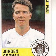 Panini Fussball 1989 Jürgen Gronau FC St. Pauli Bild Nr 104