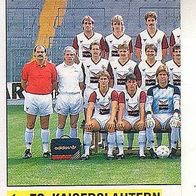 Panini Fussball 1989 Teilbild 1. FC Kaiserslautern Nr 129