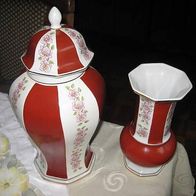 DDR Deckelvase und Vase