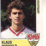 Panini Fussball 1989 Klaus Mirwald VfB Stuttgart Nr 277