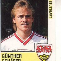 Panini Fussball 1989 Günther Schäfer VfB Stuttgart Nr 278