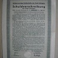 Stadt Solingen 8% Goldanleihe 500 RM 1928