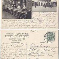 Berlin 1909 AK Nürnberger Bierhaus Inhaber Sichens.