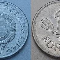Ungarn 1 Forint 1980 ## Kof4