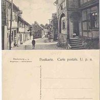 Blankenburg um 1910 AK Bergstraße Schleinitzhaus.