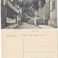Blankenburg um 1908 AK Partie an der Bergstrasse mit Kindern