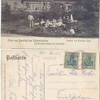 Diensdorf 1919 AK am Scharmützelsee Gasthof und Fremden- Logis.