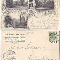 Frehne 1905 AK Marienfließ mit Gasthof von Otto Tretow