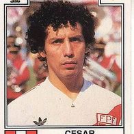 Panini Fussball WM Espana 1982 Cesar Cueto Peru Nr 82