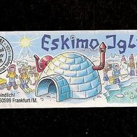 Ü-Ei Beipackzettel Eskimo Iglo 652 741