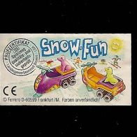 Ü - Ei Beipackzettel Snow - Fun 635 340