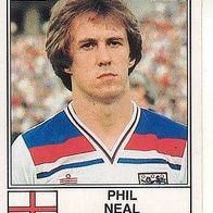 Panini Fussball WM Espana 1982 Phil Neal England Nr 241