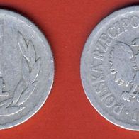 Polen 1 Zloty 1957 RAR