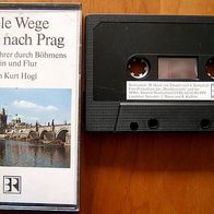 Kassette Reise führer Wege nach PRAG - ca. 35 Jahre ALT vom Musikjournal- Wochenblatt
