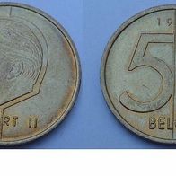 Belgien 5 Francs 1998 "Belgie" ## Kof5
