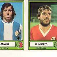 Panini Euro Football 1978 Octavio / Humberto Portugal Nr 215 a / b