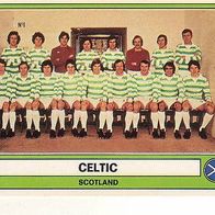 Panini Euro Football 1978 Mannschaft Celtic Scotland Nr 226