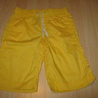 neue Shorts / Bermuda H&M Gr. 122/128 gelb (0313)