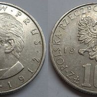 Polen 10 Zlotych 1977 "Boleslaw Prus" ## C4