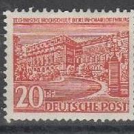 Berlin Bauten 1949 Postfrisch minim. Falzrest Michel 49
