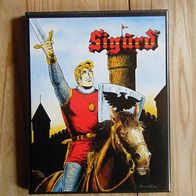 Sigurd-Tradingkartenalbum-Burg Falkenfels-komplett mit 3 D Brille !!