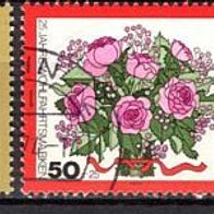 Berlin 1974 25 Jahre Wohlfahrtsmarken: Blumensträuße MiNr. 473 - 476 gestempelt
