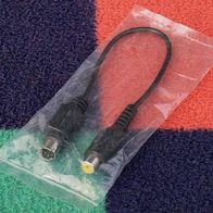 Video-Adapterkabel S-Video (mini-Din) Stecker auf Cinch Buchse, 15 cm